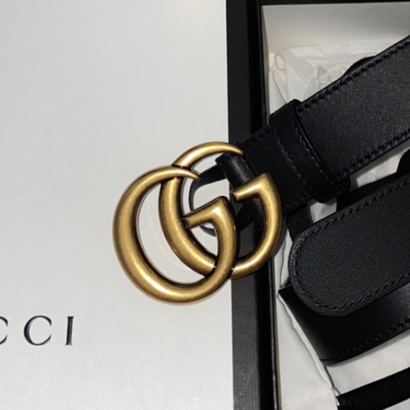 NEW Black Gucci Belt | Size 75